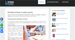 Desktop Screenshot of estudiarenlinea.net